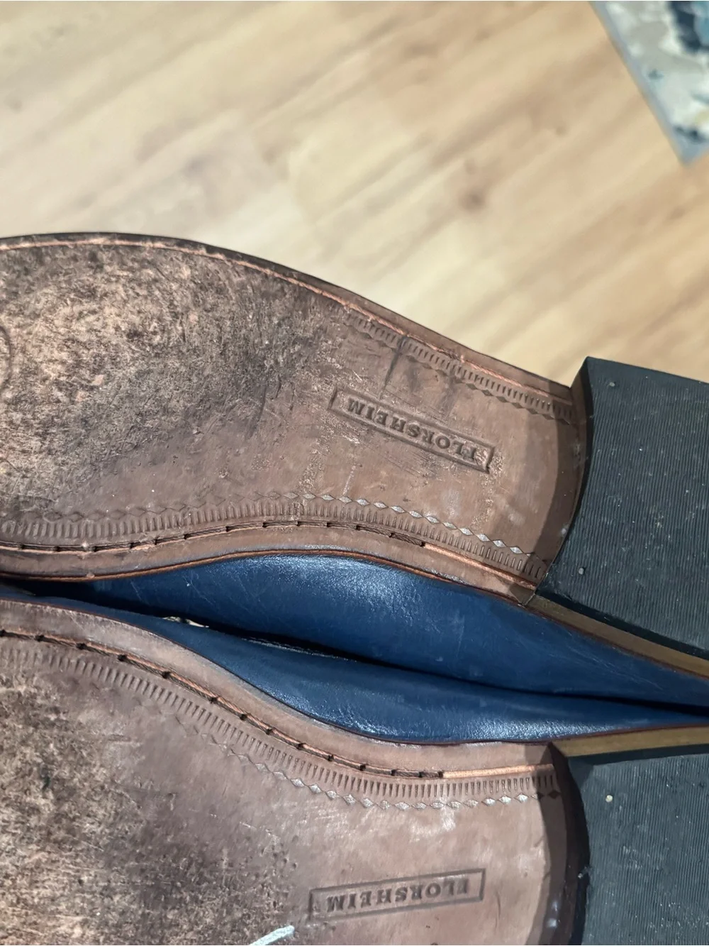 Florsheim smooth navy